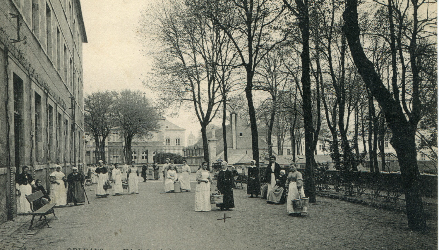 Cour Sainte-Catherine/Entre Hôpital Général et Quartier des aliénés